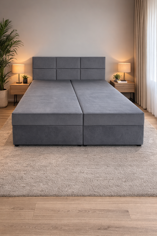 Boxspring met koffer